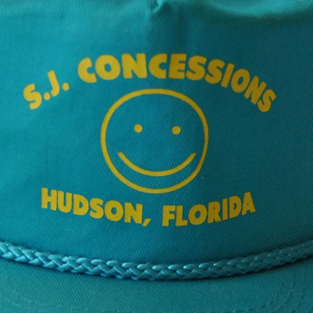 S.J Concessions Hudson Teal, Blue, & Yellow Florida Snapback Hat (OSFM)
